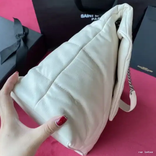 Repzbay REP MEDIUM PUFFER YSL BAG IN LAMBSKIN QUILTED 0628